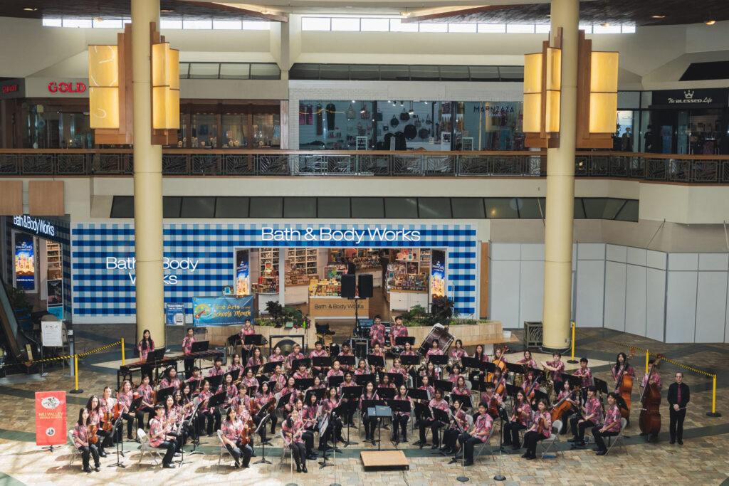 Niu Valley student musicians performing